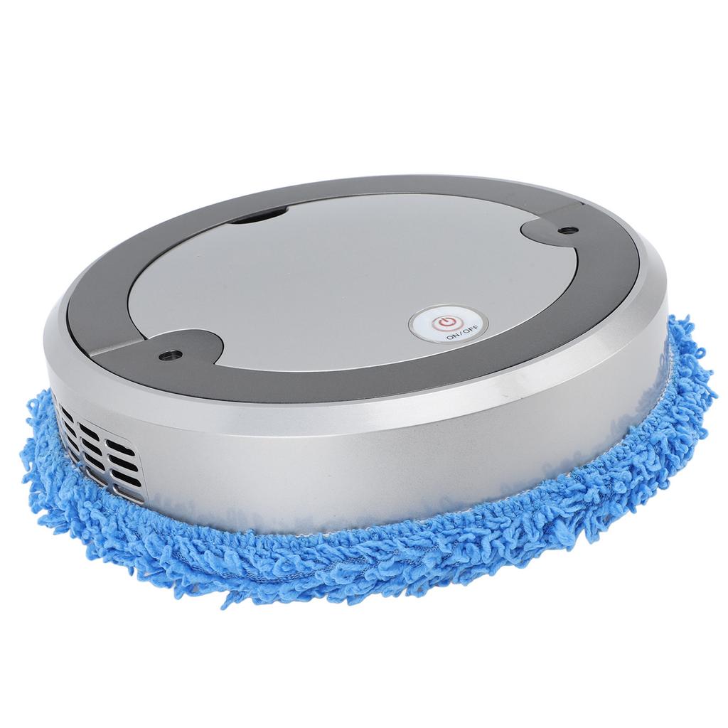 Mopping Robot Silver Gray Sprayable 2400 MAh 50ml Water Tank Wet Dry Intelligent Mopping Machine