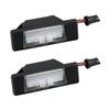 Futwod LED License Plate Light for Nissan X-Trail T31 Dualice J10 Juke F15 Qashqai