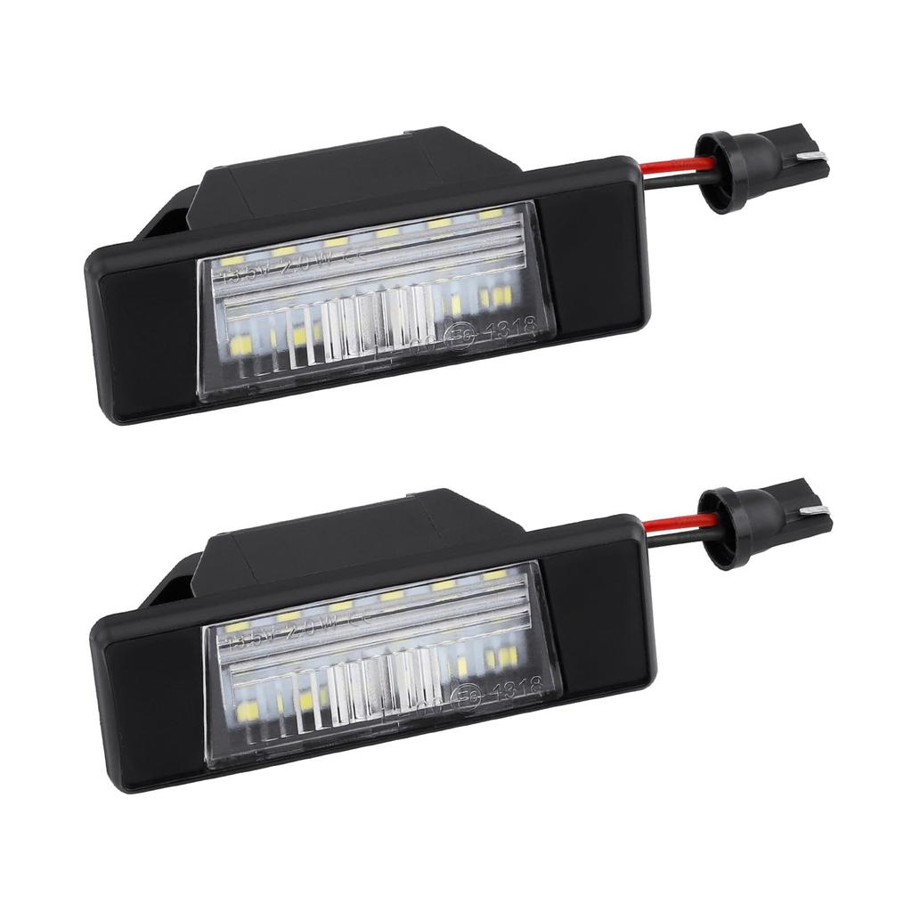 Futwod LED License Plate Light for Nissan X-Trail T31 Dualice J10 Juke F15 Qashqai