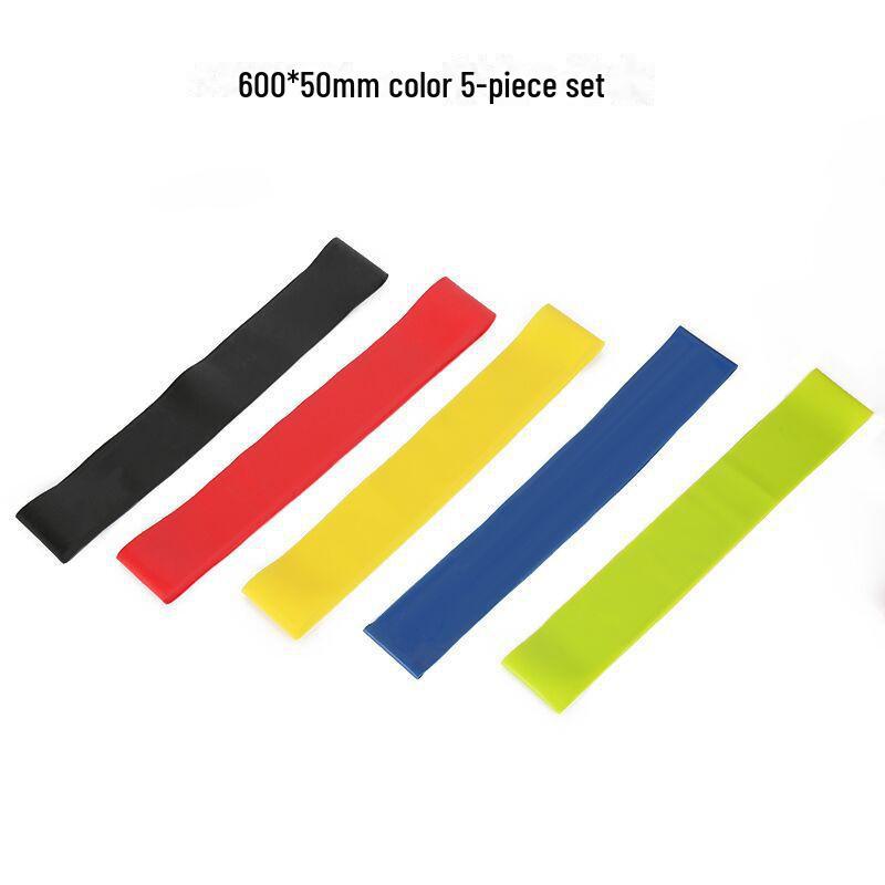 Silicone Yoga and Fitness Resistance Band for Squats and Rehabilitation.