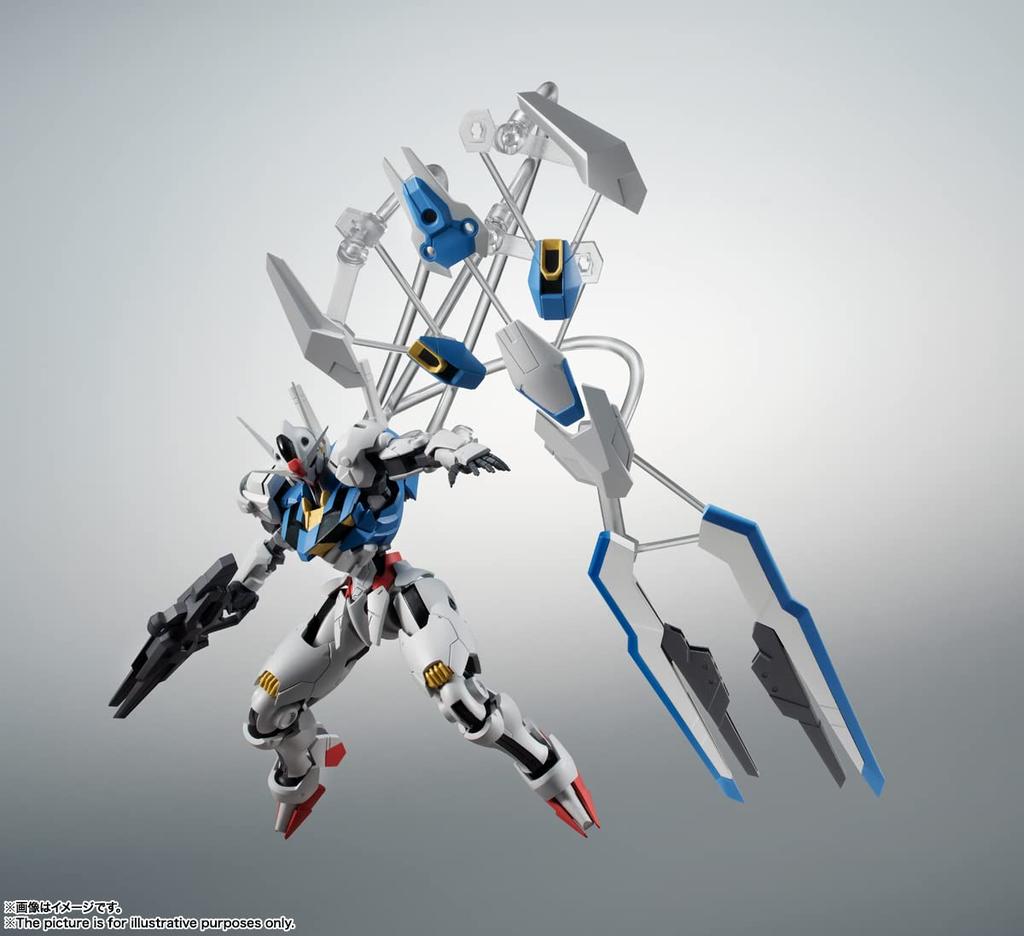 ROBOT Spirits Mobile Suit Gundam: Witch of Mercury SIDE MS Gundam Aerial ver. A.N.I.M.E. Approximately 125mm ABS & PVC Painted Movable Figure