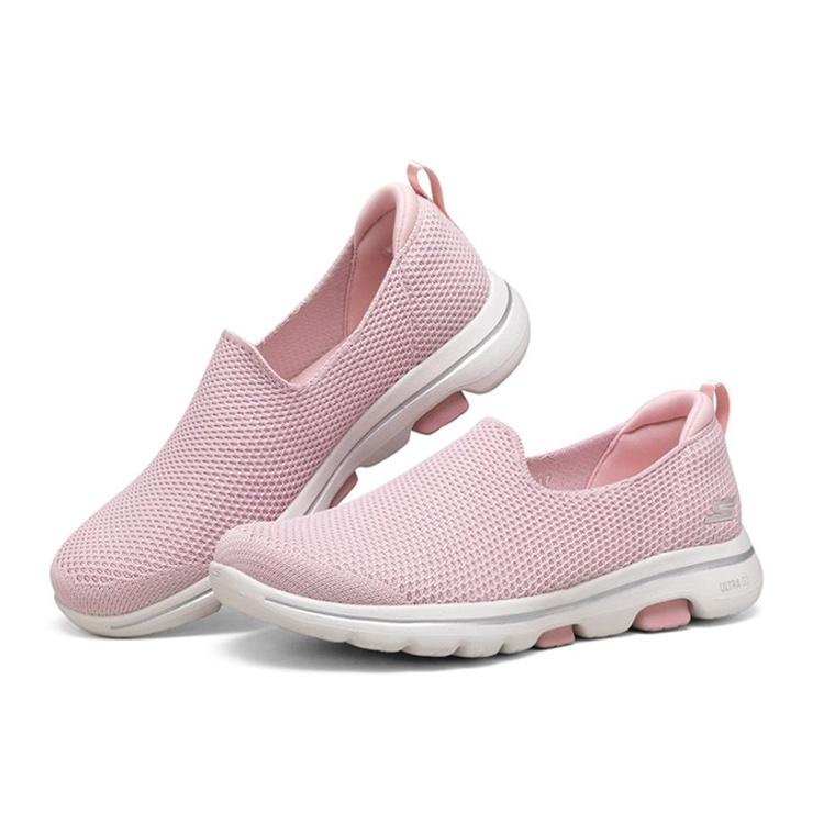 (WMNS) Skechers Gowalk 5 Loafers Pink Women's 124147-LTPK