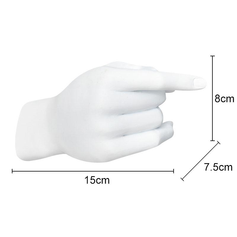 Стеклянная ваза в форме кулака Настенные вазы в виде сжатого кулака Настенные украшения для фона гостиной Цветочная композиция