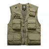 Hunting Vest For Men  New Spring Outdoor Multi-Pocket Fishing Photography Lightweight V-Neck Plus Size High Quality