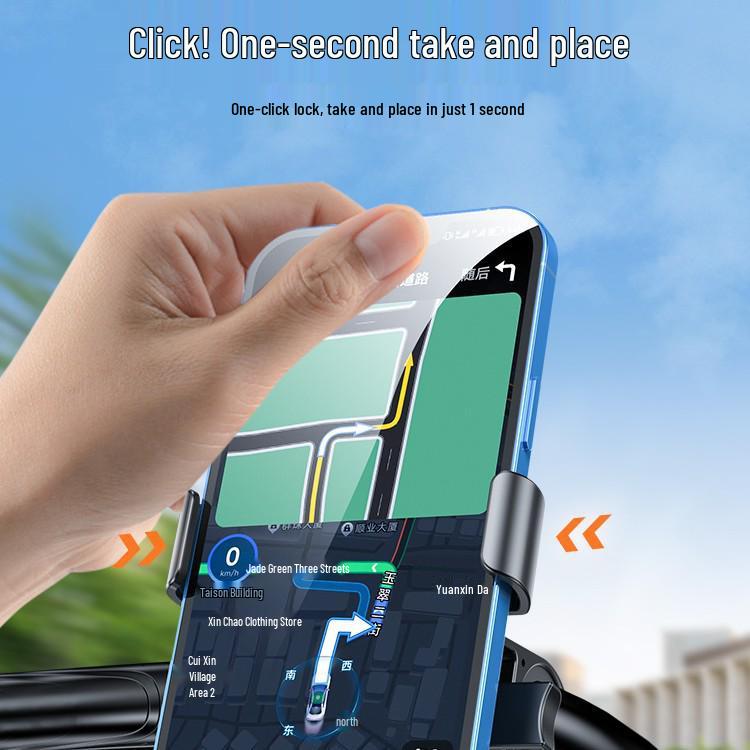 Rotatable Four-Claw Phone Holder for Electric Vehicles and Bikes