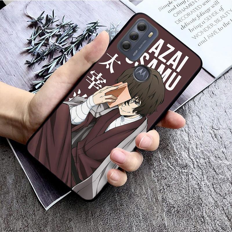 Bungou Stray Dogs Phone Case for Motorola Moto E32 E20 E40 G22 G52 G20 G30 G100 G60 G50 G10 GPure GStylus G9 One Action Macro