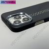 Luxury Carbon Fiber Slim Case For iPhone 17 13 14 15 16 Pro Max Shockproof Alloy Lens Camera Protective Ultra Thin Hard PC Cover