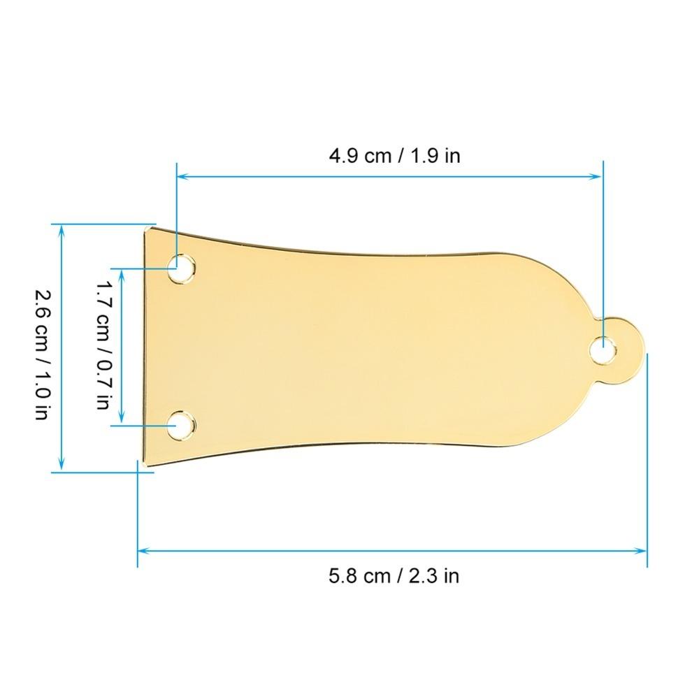 2PCS With Screws Guitar Truss Rod Cover 3 Holes Guitar Bass Replacement Guitar Replacement