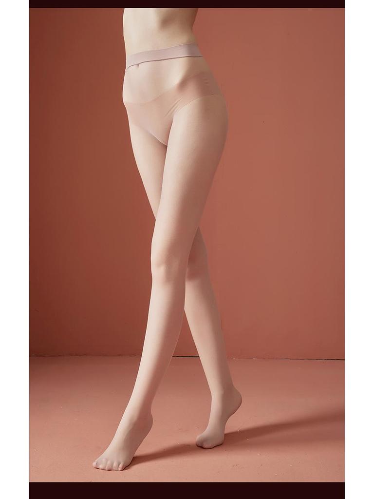 ZSJ-2431 Ultra-Thin Transparent Velvet Seamless Pantyhose for Women