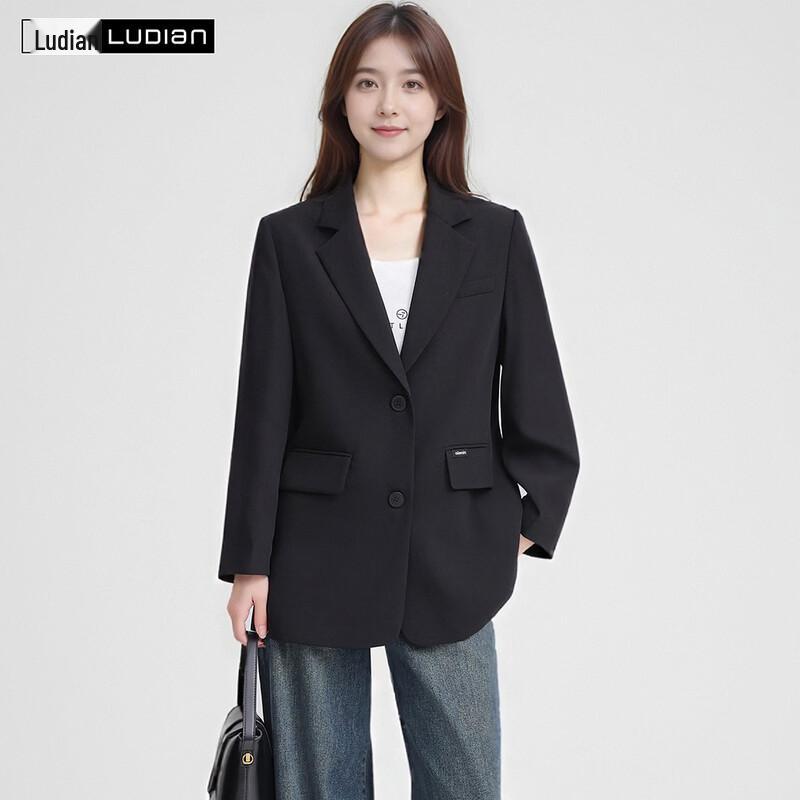LUDIan Women's Premium Loose-Fit Business Suit Jacket