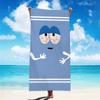 Cartoon Beach Towel Funny T-Towelie Towel Soft Pool Gift For Travel Shower Camping Outdoor Quick Dry Sports Large Beach Towels