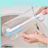 Right Angle Cleaning Brush With Long Handle For Cup Bottle Kitchen Scrubber