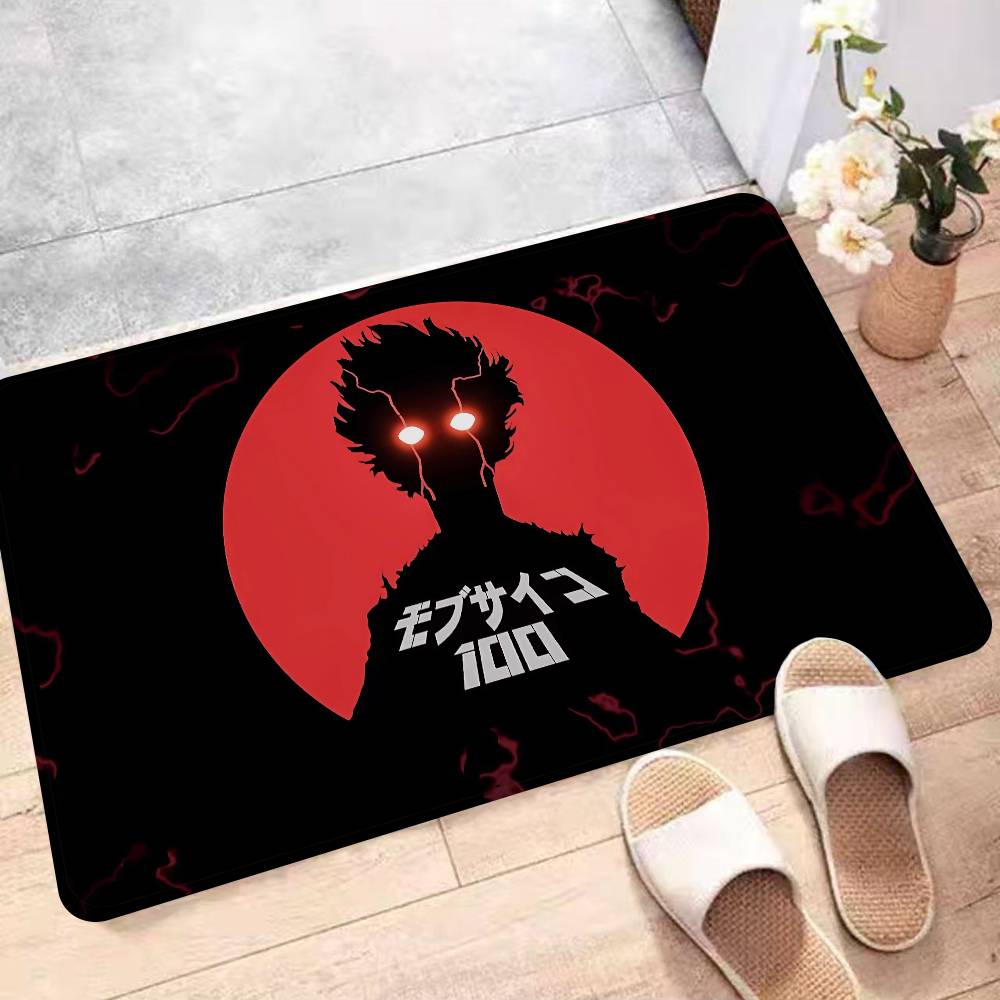 Anime Mob P-Psycho 100 Entrance Door Mat Nordic Style Bedroom Living Room Doormat Home Balcony Anti-Slip Modern Home Decor