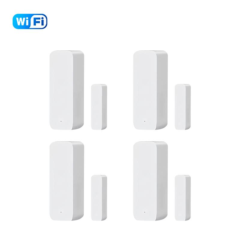 Tuya WiFi Door Sensor Window Sensor Smart Home Wireless Door Detector Door Open / Closed Alarm System for Alexa Google