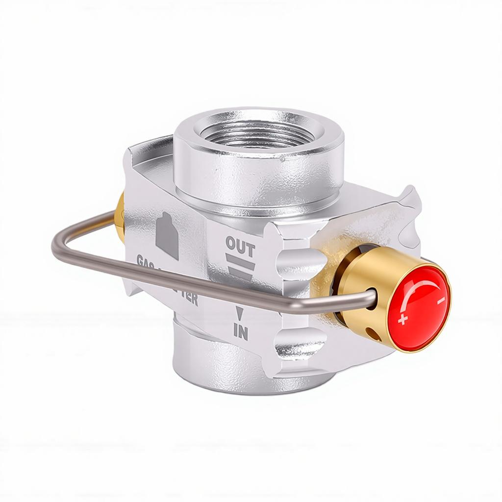 Gas Refill Adapter Camping Canister Refill Adapter Fit for Lindal Valve Canister Nozzle Bottle Type Butane Canister