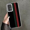 Luxury Sports Line Cool Stripe Soft Phone Case for Samsung A17 A16 A15 A14 A13 A57 A56 A55 A54 A53 A37 A36 A35 A34 A33 A26 A25 A