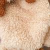Herbst Winter Bärenohren 4-beiniger Haustier-Onesie für kleine Hunde - Flauschige warme Welpen Kapuzenbekleidung (Niedlicher Teddy-Stil)