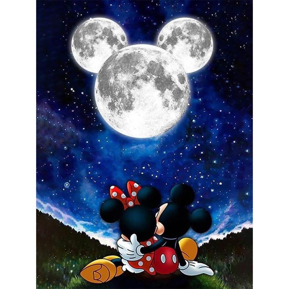 Disney Castl Diamond Painting Mickey Mouse Cross Stitch Minnie Mouse Full Round Embroidery Cartoon Mosaic New Arrival Home Decor