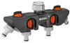 GARDENA Faucet Connector Mm Mm Product Up To 5 Years 4-Way 8194-20, 26.5 (G3/4) / 33.3 (G1), Warranty