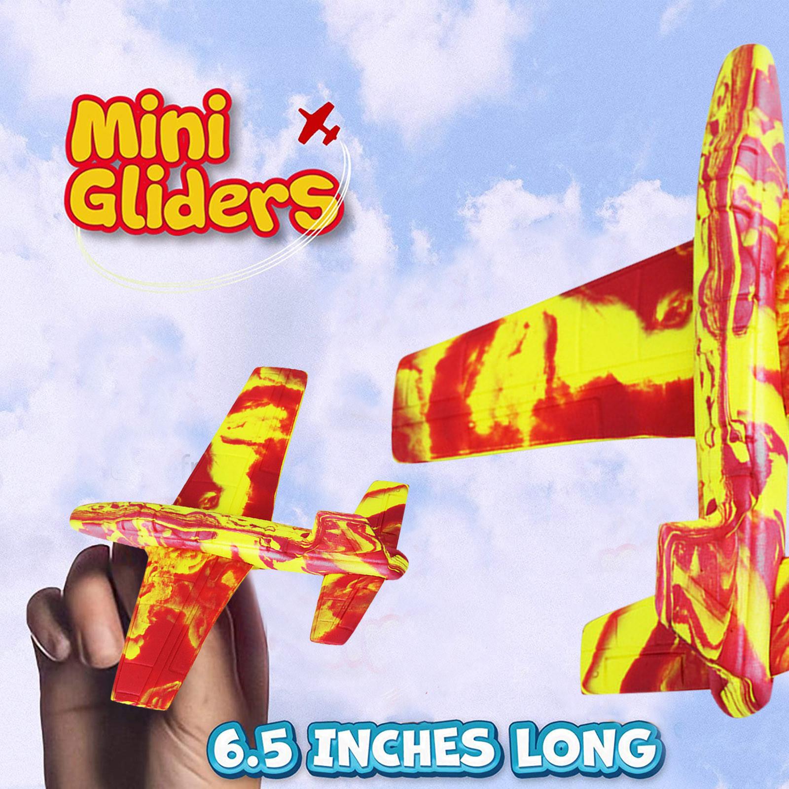 

Самолет для метания пены, скользящий, маневрирующий самолет, игрушки для родителей и детей на открытом воздухе жёлтый