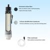 1Set Mini Water Filtration System Portable Hiking Water Purifier Emergency Survival Equipment Outdoor Water Filtration