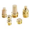 All-Copper Pneumatic Noise Reduction Silencer with Flat, Long, and Throttle Heads