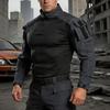 Men's Summer Long Sleeved American Camouflage Outdoor Training Suit