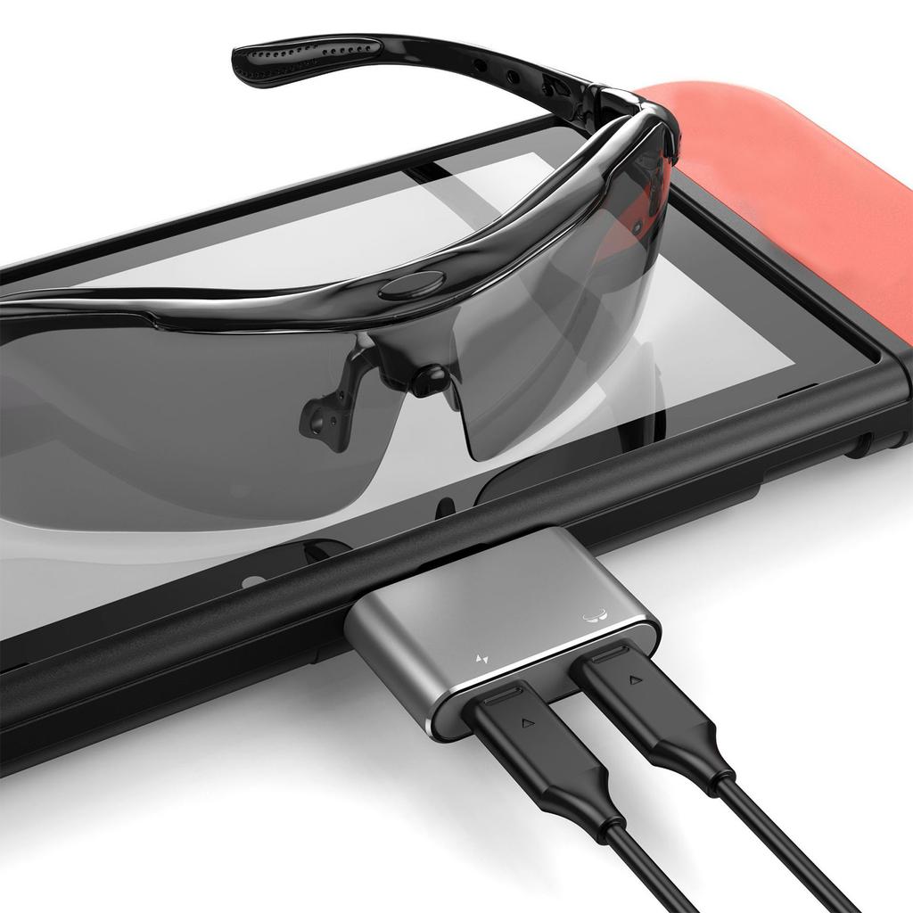 Highly Speed Type C to AR Glasses Charging Adapter for AIR/2 AR Glasses and Charging; Supports 100W Fast Charging