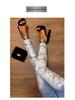 Nuovi Pantaloni di Cotone Sexy con Intreccio di Pizzo a Taglio Alto per Donna