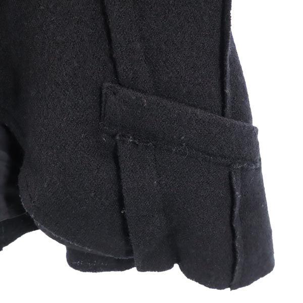 Y's No Color Jacket Black Series Ribbed Knit Sleeves Women Used