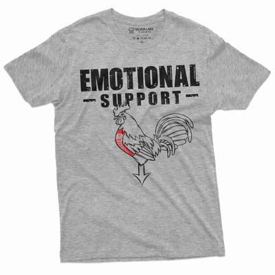 Lustiges T-Shirt zur emotionalen Unterstützung Hahn Huhn Landwirt Shirts humorvolle Geschenke für ihn