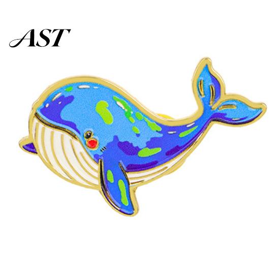Metal Octopus Badge Cartoon Sea Animal Brooch, Dolphin Whale Seahorse Enamel Marine Brooch Pin, Hats Bags Scarves Clothes Decorative Accessory Ocean