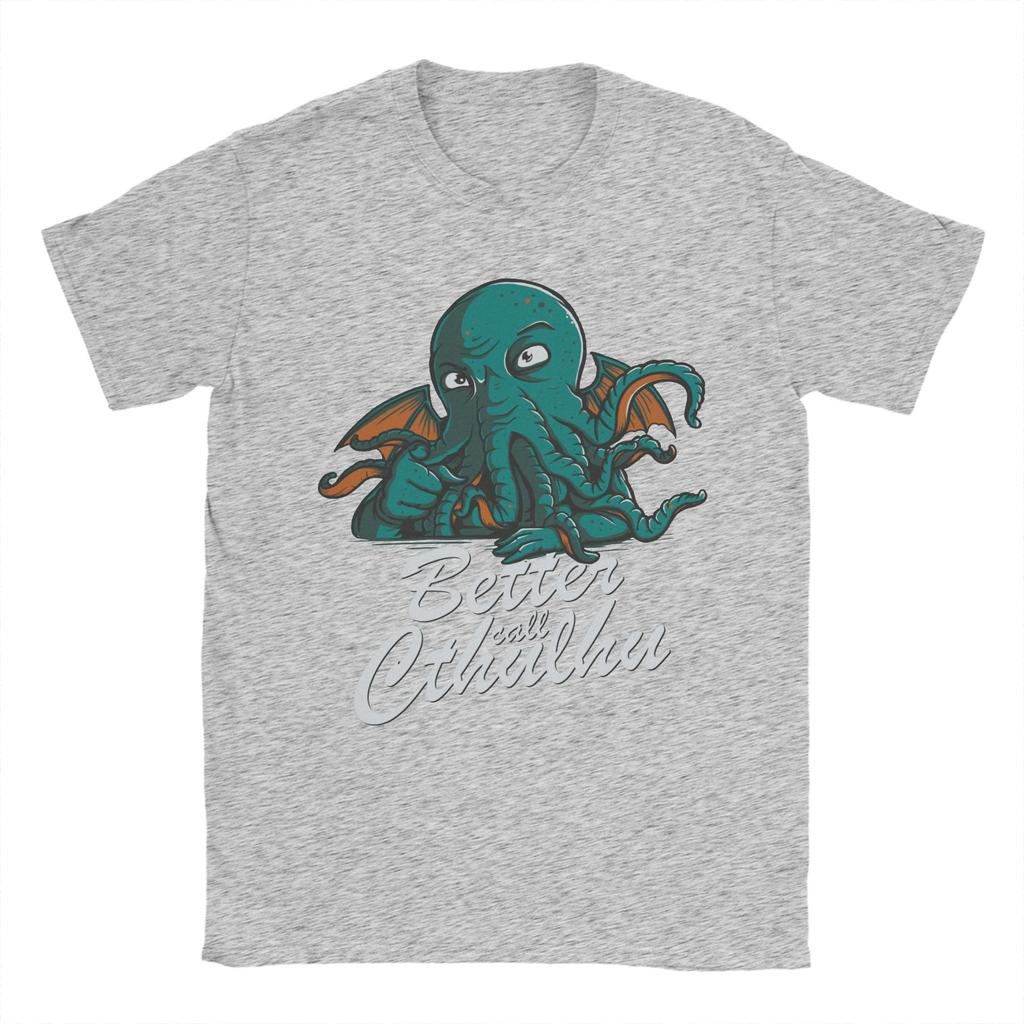 Pánské tričko Better Call Cthulhu Funny 100% bavlna Tričko s krátkým rukávem Breaking Bad Saul Tričko Kulatý výstřih Oblečení Grafické