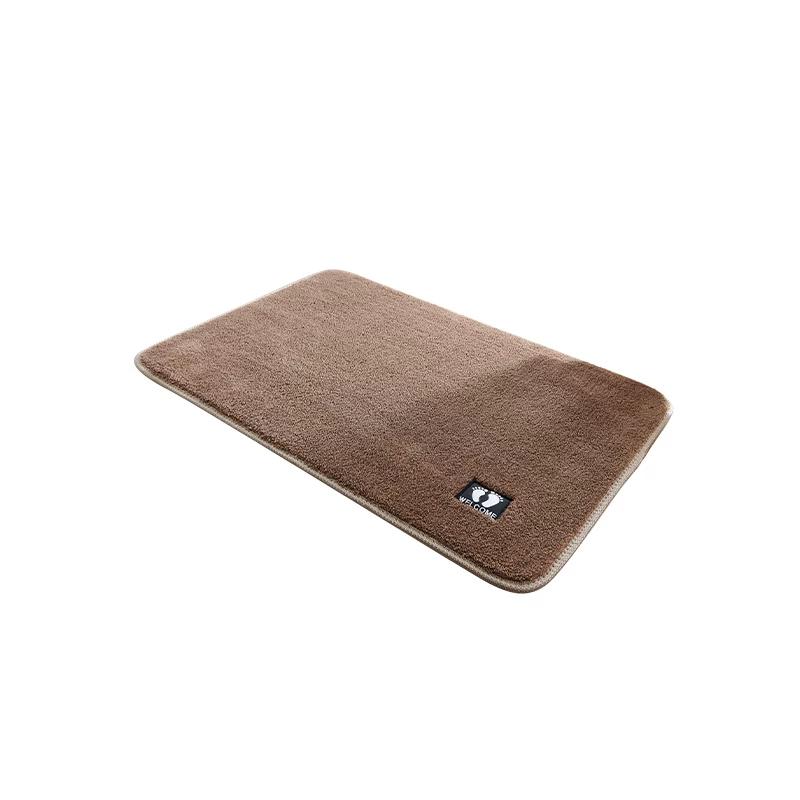 Bathroom Floor Mat, Water-Absorbent, Non-Slip Mat for Bathroom Entrance, Toilet Doorway, Kitchen Door Mat, Household Carpet, Bathroom Mat