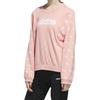 Adidas Round Neck Sports Comfortable Long Sleeve Sweatshirt Women sweatshirt Pink FM6184