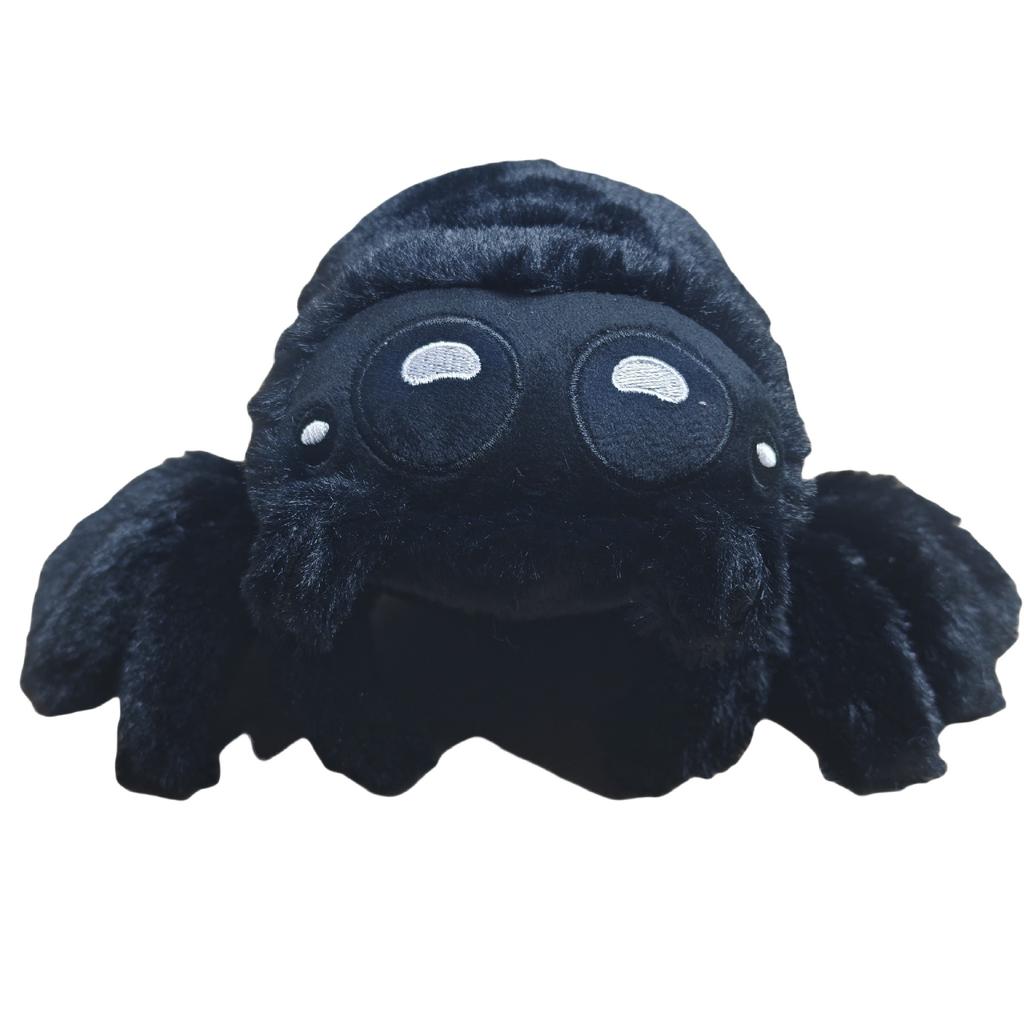 Simulated Little Spider Doll Lucas Spider Black And White Spider Plush Toy Doll