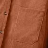 Dame uformelle V-hals Langermet knapp Corduroy95% polye Uformell bluse frakk topper