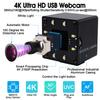 4K USB kamera s ELP LED nočním USB webkamerou pro UVC USB světlo Barn IMX415 USB zabezpečení PC Plug and Play pro Jetson Nano Autofokus, 100°