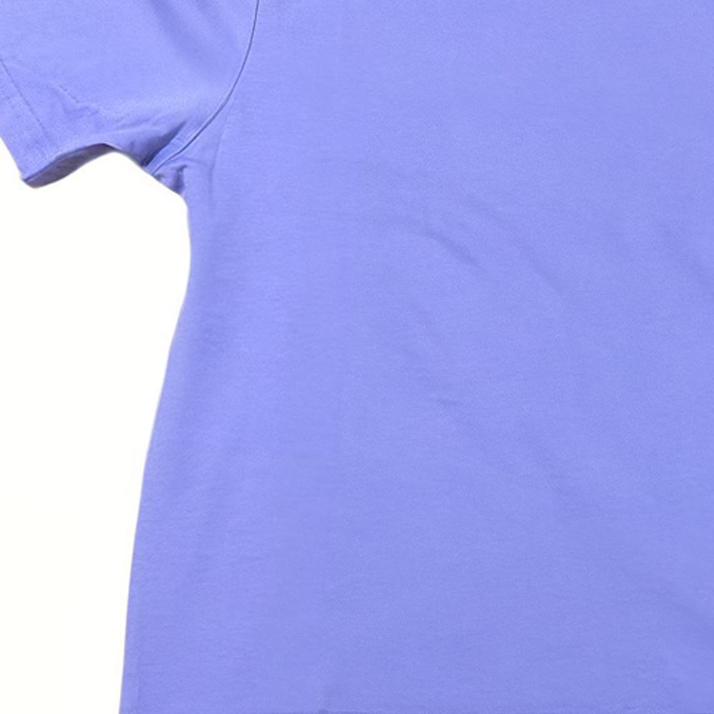 Polo Ralph Lauren Solid Color Round Neck Pullover Graphic Print Short Sleeve T-Shirt Kids Tops Purple 323832904-113