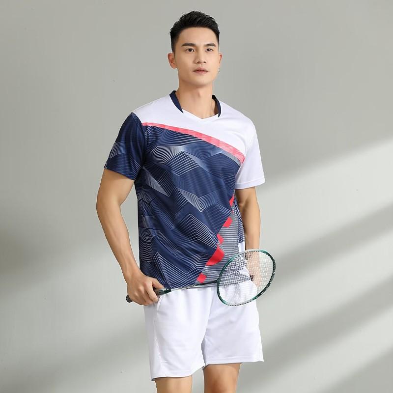 Unisex Quick-Dry Sport Set Badminton Tennis Volleyball Ping Pong Training Competition Athletic Wear