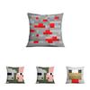 Eco-friendly Minecraft Cushion Cover Super Soft Peach Polyester For Stylish Home Decoration