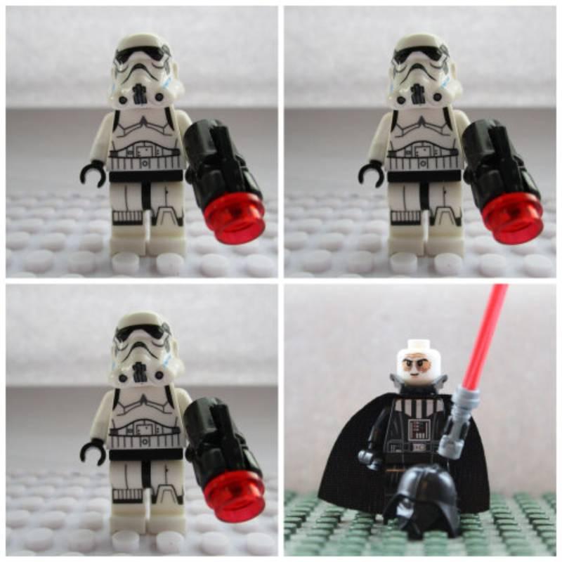 Star Wars Building Blocks Clone Trooper Mini Figure Small Granule Bricks