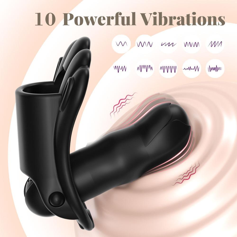Vibratore Giocattoli Sessuali per Donne per Coppie Giocattoli per Adulti Strap-On Vibratore Indossabile Vibratori Punto G Vibratori Controllati da App e Telecomando