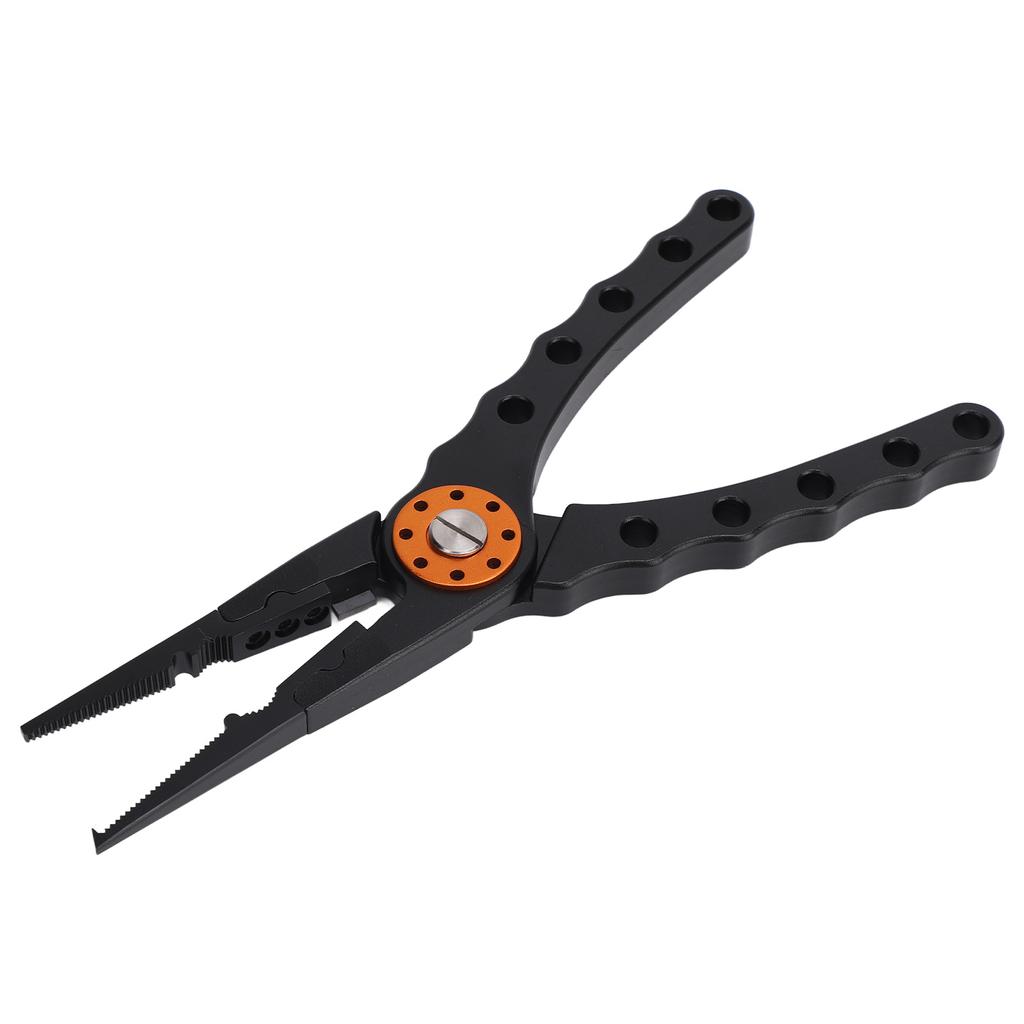 Fishing Pliers Aluminum Alloy Multi Functional Split Ring Pliers Hook Remover Braid Line Cutter