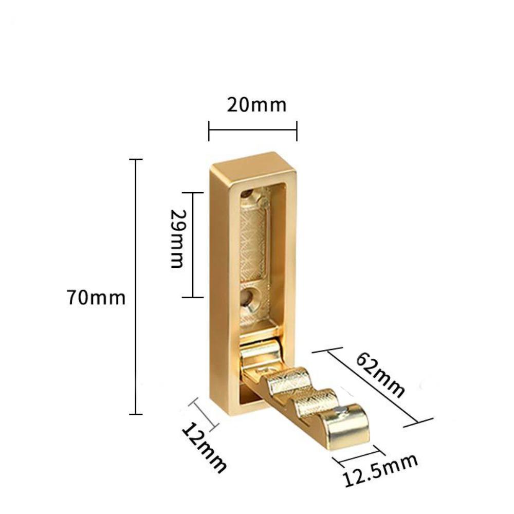 Heavy Duty Foldable Coat Hooks Wall Mounted Fold Up Hooks Folding Wall Hook  for Wall Hanging Coat
