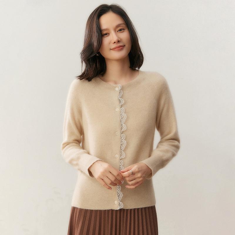 Qinghe 100% Pure Cashmere Women's Sweater - Ultra Soft Luxury Winter Pullover