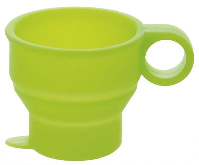 Skater Silicone Foldable OWN COLOR Green Cup, 120ml, (KSL1)