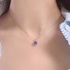 Blue Sapphire Necklace Na0322