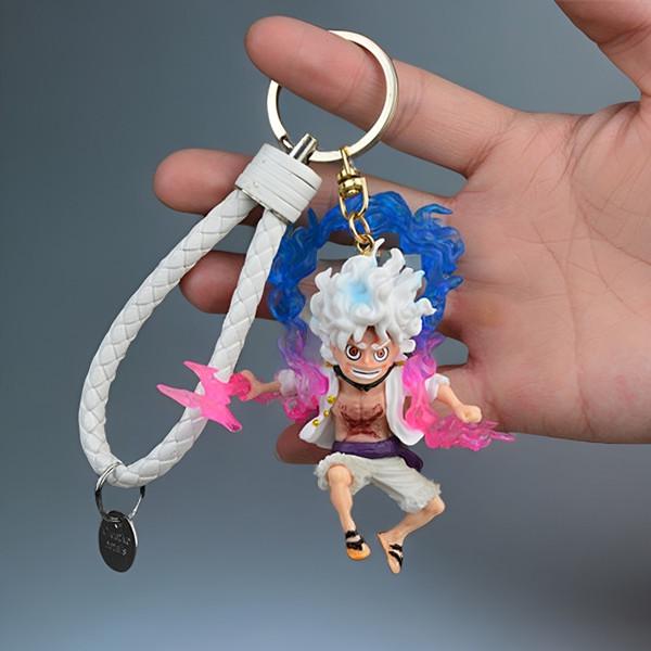

Creative Pirate Keychain Pendant: Nika Luffy Cartoon Doll Jewelry for Men & Women 8CM