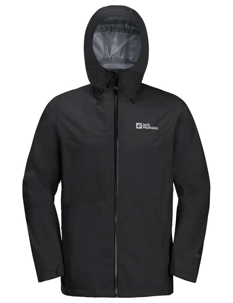 Wasserdichter und atmungsaktiver Bergparka ECOSPHERE Komplett HIGHEST PEAK 3L JKT High Performance Schwarz [Jack Wolfskin] Herren (TEXAPORE PRO